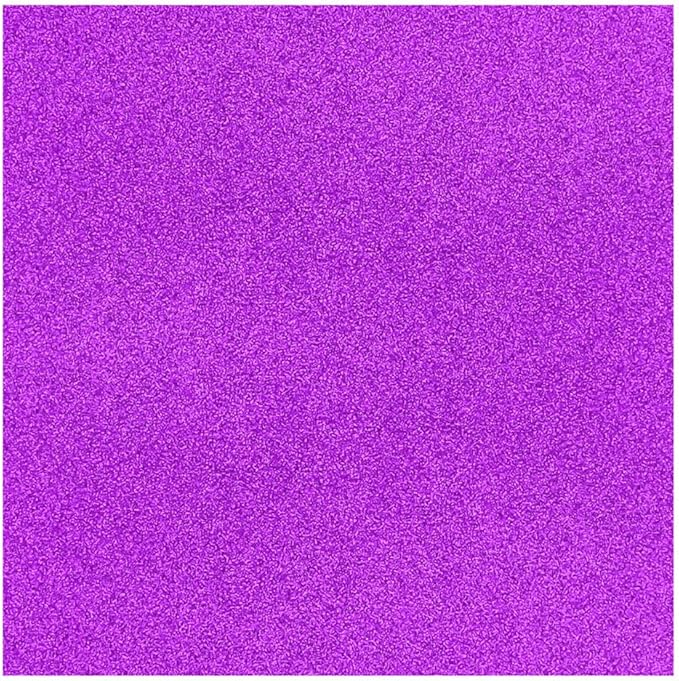 Baisunt 10 Sheets Purple Glitter Cardstock Paper for Graduation Cap DIY Project, Scrapbook, Birthday Wedding Party Decoration 250GSM(12x12 In, Non Adhesive)