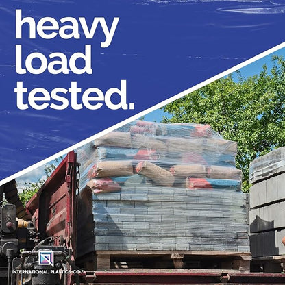 80 Gauge 1200ft Plastic Stretch Film/Wrap 500% Stretch Clear Cling Durable Adhering Packing Moving Packaging Heavy Duty Shrink Film (18", 4)