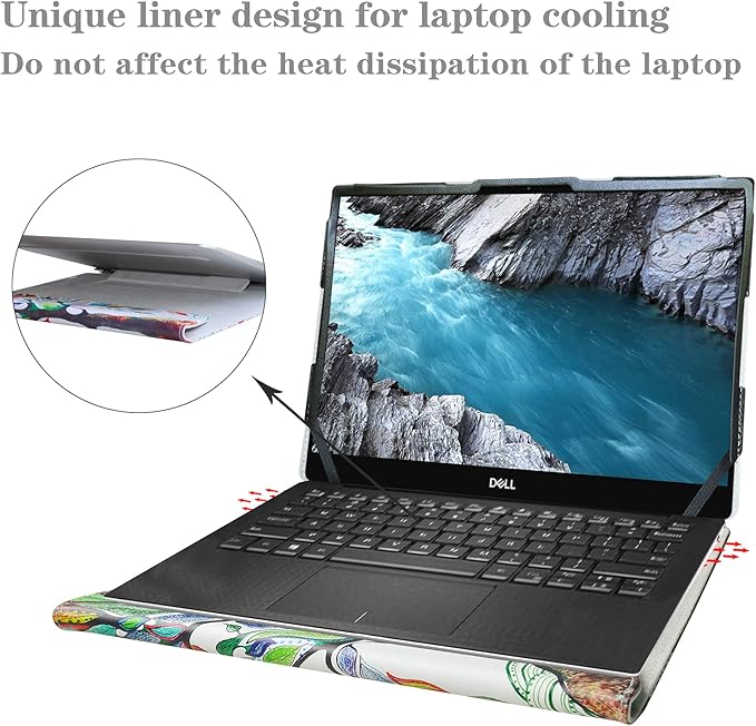 Alapmk Protective Case for 13.3" Dell XPS 13 2-in-1 7390/Dell XPS 13 2-in-1 9310/Latitude 9330 9340 & ASUS ZenBook S 13 Flip OLED UP5302[Not fit XPS 13 2-in-1 9365/XPS 13 7390 9310 9300],Love Tree