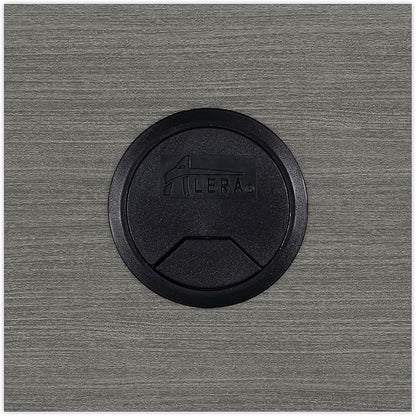 Alera ALEVA354824GY 47.25 in. x 23.63 in. x 29.5 in. Valencia Series Reversible Return/Bridge Shell - Gray