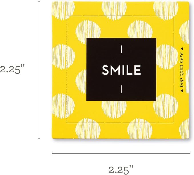 Compendium ThoughtFulls Pop-Open Cards — 2-Pack of Smile, Happy Day — 60 Pop-Open Cards, Each with a Different Message Inside