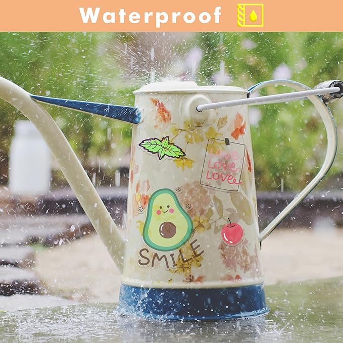 A-SUB Clear Sticker Paper for Inkjet Printers, Waterproof Transparent Printable Vinyl Sticker Paper, 50 Sheets 8.5x11 Inch Glossy Clear Label Paper for Custom Stickers, Decals