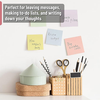 Mr. Pen- Bulk Sticky Notes, Morandi Colors Self-Stick Aesthetic, Colorful, 3”x3”, 12 Pads