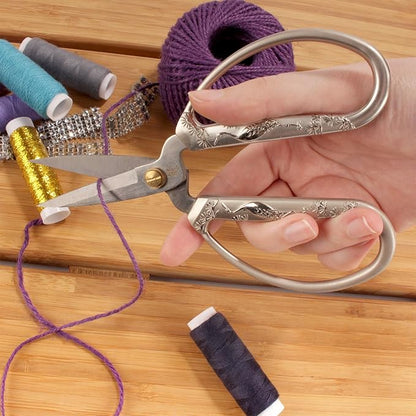 JubileeYarn Classic Chinese Small Embroidery Craft Scissors - Silver - 3 Scissors