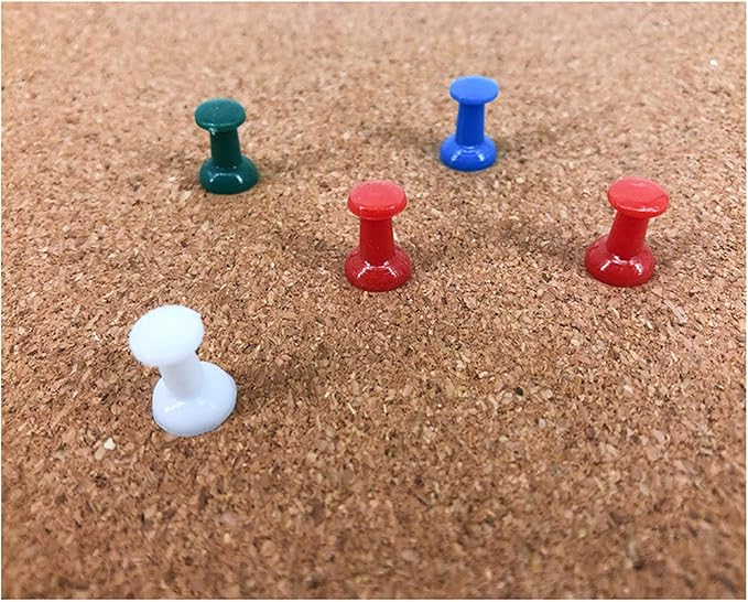 GDMINLO Cork Board Bulletin Board, 15.7"X 11.81" pin Boards for Walls, Oak Wood Finish Frame, Wall Mounted Cork Board for Office Home and School(Pins, Eye Bolts, gaskets, Screws)