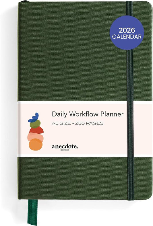 Anecdote 2026 Planner: A Monthly, Weekly & Daily Planner 2026 for Planning Your Success - A5 Size Hardcover Start Anytime and Achieve your Goals - Evergreen