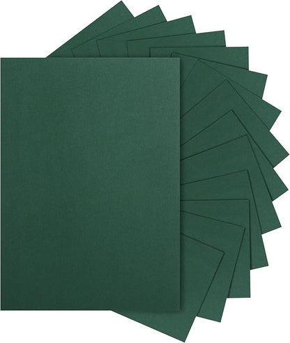 120 Sheets Dark Green Cardstock 8.5 x 11 Craft Paper, 92lb Christmas Green Card stock Printer Paper for DIY Cards, Wedding, Invitations, Birthday