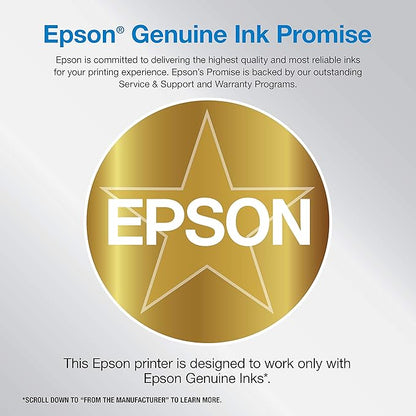Epson® Workforce® Pro WF-4820 Wireless Color Inkjet All-in-One Printer & EPSON T822 DURABrite Ultra Ink High Capacity Black (T822XL120-S) T822 DURABrite Black