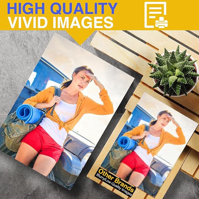 Printable Magnetic Sheet-70 Glossy White Sheets-Make fridge magnets, Personality Labels, Crafts-8.5" x 11",Suitbale For DYE Ink