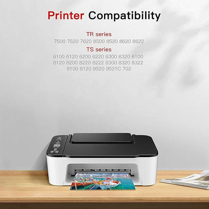 280XXL 281XXL Ink Cartridges High Yield Compatible for Canon Ink 280 and 281 cartridges for Canon tr8620a Ink cartridges TR8620 TR8520 TR8600 TS9521C Printer, 5 Pack PGBK Black Cyan Magenta Yellow