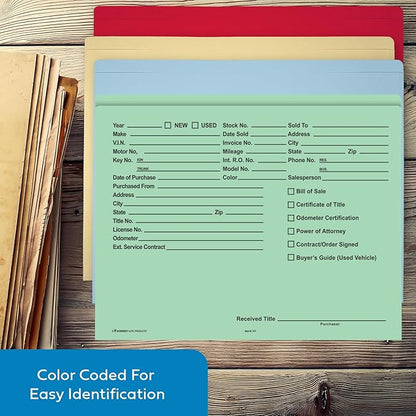 Printed Heavy Duty Deal Jackets - Green (100 Shrink Wrapped)