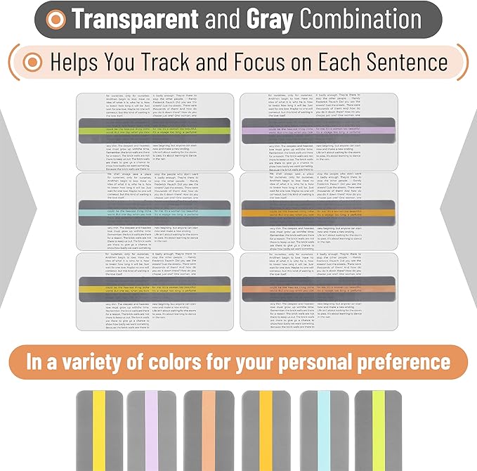 Mr. Pen- Guided Reading Strips, 18 Pack, Highlighter Strips, Bookmarks for Kids, Highlight Strips for Books, Reading Trackers for Kids, Highlighter Strips for Reading, Book Highlighter Strips