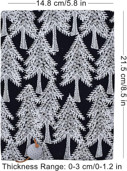 BLBMH Tree Book Covers for Paperbacks Adjustable Fabric Book Sleeve Cover Protector Fit for 5.5x8.2 inch Hardcover Softcover Book Novels Notebook - BC48