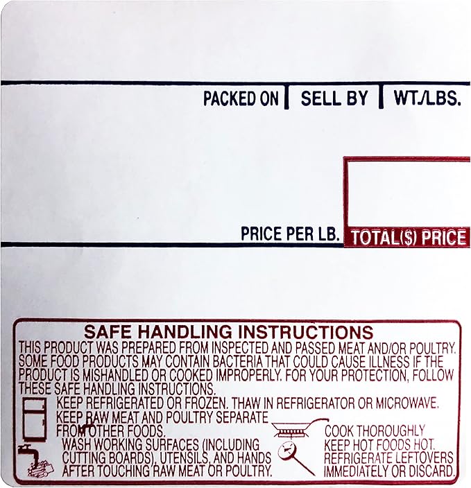 LST-8040 Printing Scale Label, 58 x 60 mm, UPC/Safe Handling 36 Rolls Per Case, Lower Price Than 12 Rolls