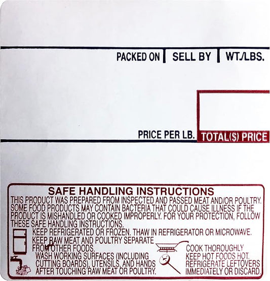 LST-8040 Printing Scale Label, 58 x 60 mm, UPC/Safe Handling 36 Rolls Per Case, Lower Price Than 12 Rolls