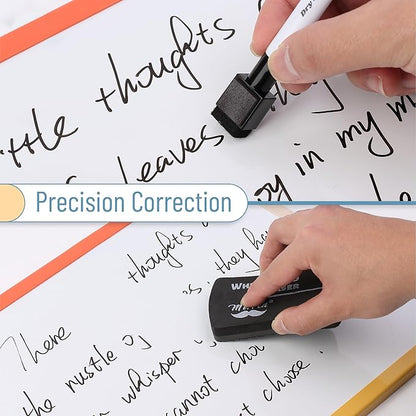 Mr. Pen- Magnetic Dry Erase Markers, 8 Pack with 1 Dry Erase Eraser, Black Dry Erase Markers Magnetic, Dry Erase Markers with Magnet, Dry Erase Magnetic Markers, Dry Erase Pens Fine Tip Dry Erase