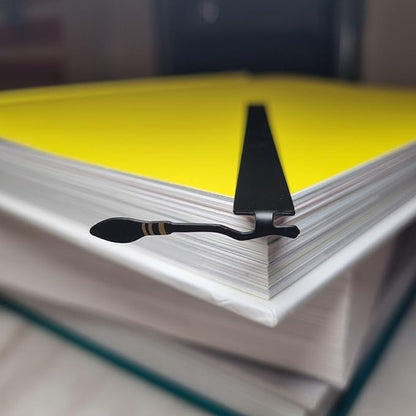 Broom Bookmark Magic Wand Bookmark Metal Bookmark for Witch Wizards Beautiful Bookmark for Girls, Boys, Kids, Book Club Gift Gifts Bookish Gifts for Book Lovers Wizard Bookmarks Teacher Gift (Broom)