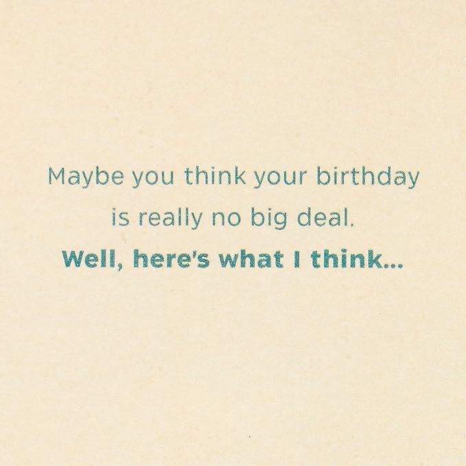 Hallmark Birthday Card for Men (Good Guy)