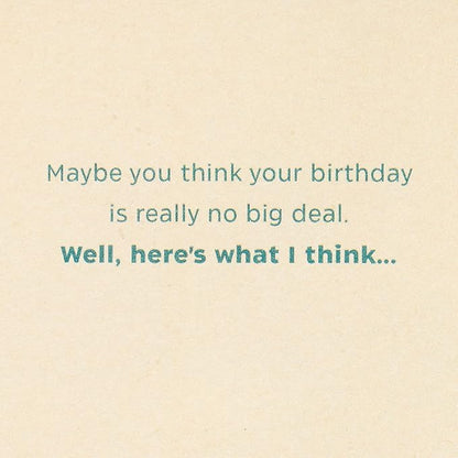 Hallmark Birthday Card for Men (Good Guy)