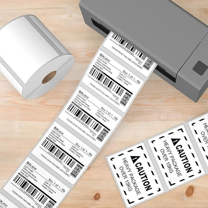 12 Rolls 3" X 2" Barcode Labels, 700/Roll - Direct Thermal Labels Compatible with Zebra & Rollo Printers