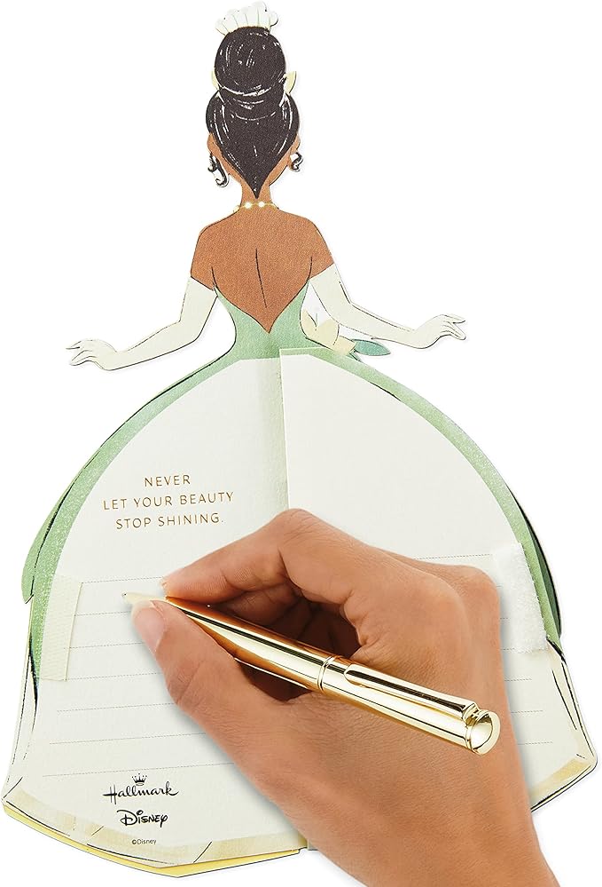 Hallmark Paper Wonder Disney Princess Pop Up Birthday Card (Honeycomb Tiana) for Birthdays, Encouragement, All Occasions