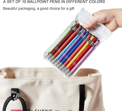 Funny Pens Colorful Ballpoint Pens with Inspirational Quotes and Touch Screen Function Office Gifts