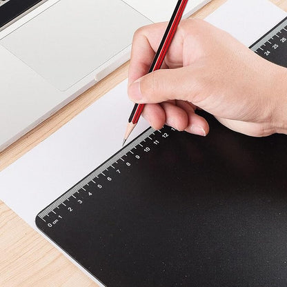 2 Pack Clipboards 8.5x11, Plastic Clipboards,Black Clipboard,Letter Size,Paper Clips,Nursing Clipboard,Paper Clip Holder,Document Holder,Writing Board with Ruler, A4 Letter Size for Offices School