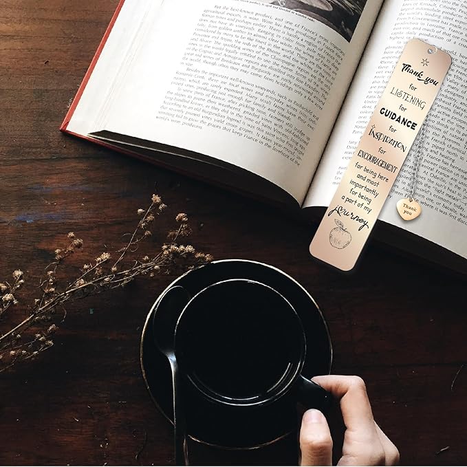 Teacher Gifts for Women, Teacher Appreciation Gifts, Thank You Teacher Bookmark from Student, Coworker, Teacher Retirement Gift, Teacher Gifts Idea Presents, Teacher Bookmark Stainless Steel