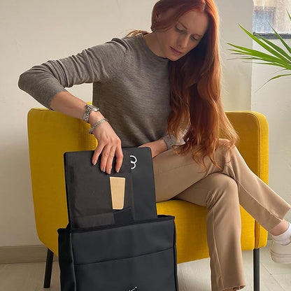 Beblau 3-in-1 Sleeve Bag, Laptop & Tablet Portfolio | Portable Tech & Desktop Organizer | Laptop Carrying Case | MacBook Air/Pro, Lenovo, HP, Dell, Asus Notebook..Up to 13" Gift