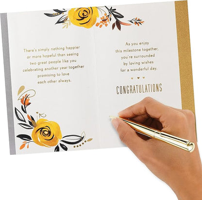 Hallmark Anniversary Card for Couple (Loving Wishes)