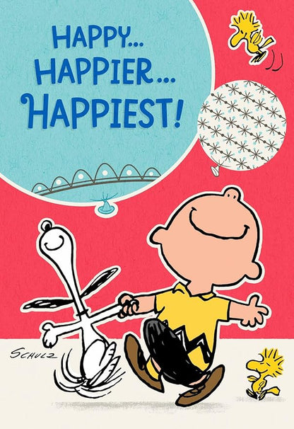 DaySpring - Peanuts - Thinking of You - 4 Design Assortment With Scripture - 12 Boxed Cards & Envelopes