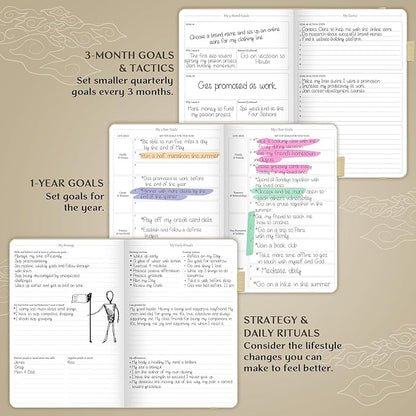 Legend Planner – Weekly & Monthly Life Planner to Hit Your Goals & Live Happier. Organizer Notebook & Productivity Journal. A5 (Seashell)