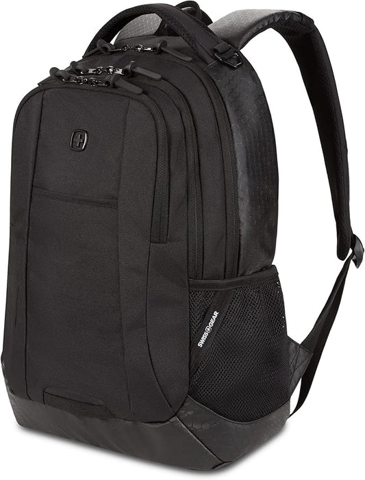 SwissGear Cecil 5505 Laptop Backpack, Black Hex, 18-Inch