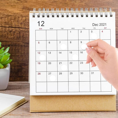 PARLAIM 10 Rolls 3/4" Dot Stickers, 10000 Pack Round Color-Code Circle Labels, White Sticker for Color Coding