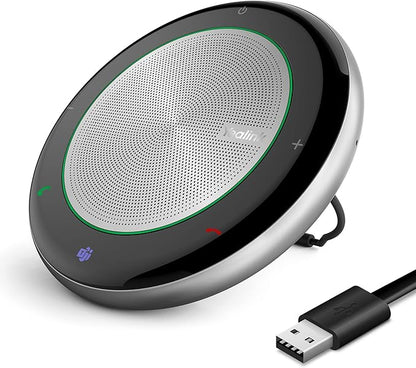 Yealink Bluetooth Speakerphone Conference Microphone Teams Certified CP700 USB Full Duplex Noise Reduction Algorithm Home Office 360° Voice Pickup (Package Without dongle)