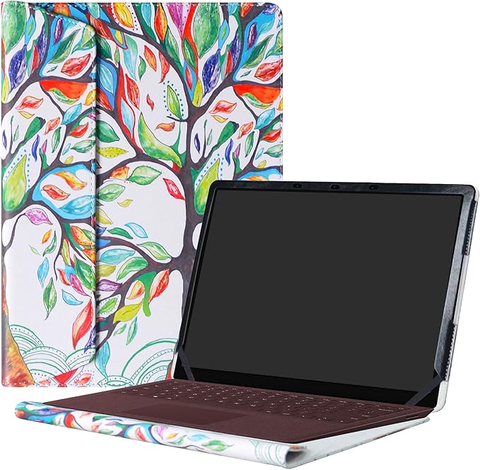 Alapmk Protective Case for 13.5" Microsoft Surface Laptop 5 13.5/Surface Laptop 4 13.5/Surface Laptop 3 2019/Surface Laptop 2 2018/Surface Laptop (Not fit Surface Laptop 3 15),Love Tree