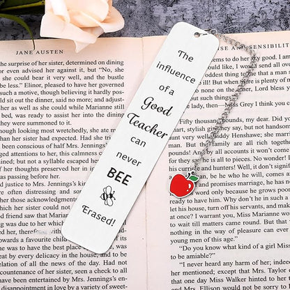 Teacher Gifts for Women Teachers Day Gift Appreciation Bookmark Gift Thank You Teacher Birthday Gift for Teacher Retirement Gift from Students Graduation Party Gift Kindergarten Middle School Teacher