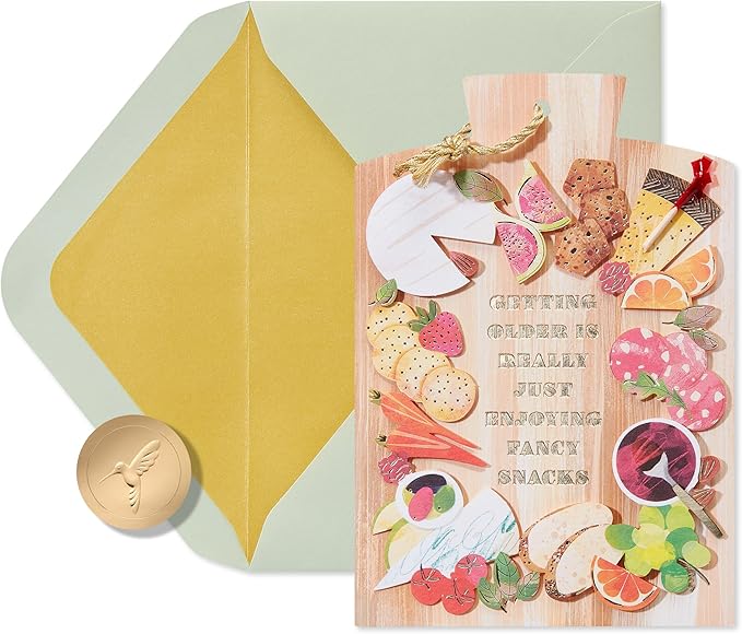 Papyrus Birthday Card (Fancy Snacks)