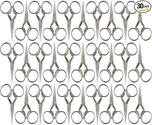 JubileeYarn JubileeYarn Leg Shaped Embroidery Scissors - Silver - 30 Scissors