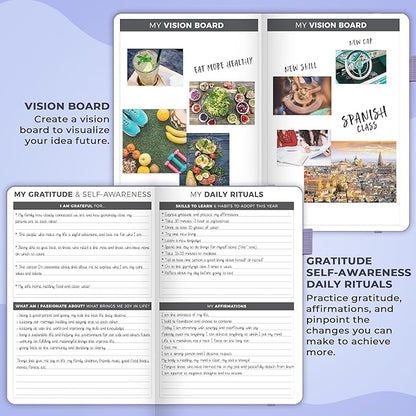 Clever Fox Dated Planner 2025-2026 – Weekly Life Planner Notebook for Goal Setting & Time Management – Planner with Habits Tracker, to-do List & Dated Pages – A5, Lasts 1 Year Lavender)