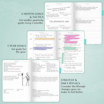 Legend Planner – Weekly & Monthly Life Planner to Hit Your Goals & Live Happier. Organizer Notebook & Productivity Journal. A5 (Aquamarine)