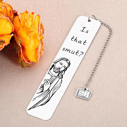 is That Smutt Jesus Bookmark, Book Marks for Reading Men, Smut Bookmark, Booktok Accessories, Bookish Items, Funny Gag Bookmarks, Book Accessories for Reading Lovers, Book Lovers Gifts, Bookish Gifts