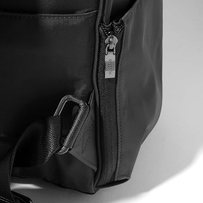 Baggallini Chelsea Laptop Backpack, Black Twill