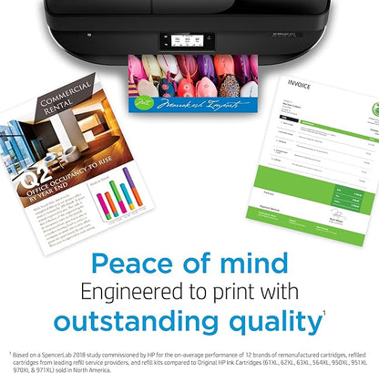 HP 910XL Black High-yield Ink Cartridge | Works with HP OfficeJet 8010, 8020 Series, HP OfficeJet Pro 8020, 8030 Series | Eligible for Instant Ink | 3YL65AN