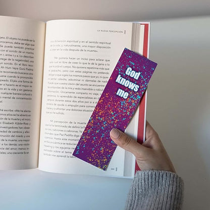 Children and Youth Bookmark, God Knows Me, Psalm 139:1, Pack of 25, Handouts for Classroom, Sunday School, and Bible Study