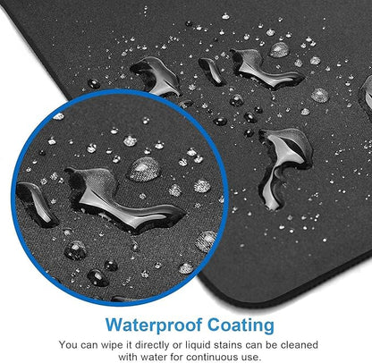 Mouse Pad, Christian Bible Verses Mouse Pad, Square Waterproof Mouse Pad Non-Slip Rubber Base MousePads for Office Laptop, 9.5"x7.9"x0.12" Inch(Be Still)