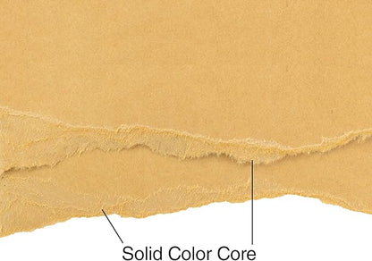 Cardstock 12 x 12 Paper Pack - 65lb Smooth Card Stock for Crafts, Cardmaking, Art Projects - 50 Square Scrapbook Sheets - Double Sided with Solid Core, Kraft