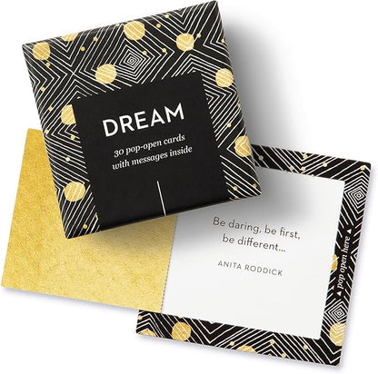 Compendium ThoughtFulls Pop-Open Cards — 4-Pack of Shine, Hope, Believe, Dream — 120 Pop-Open Cards, Each with a Different Message Inside
