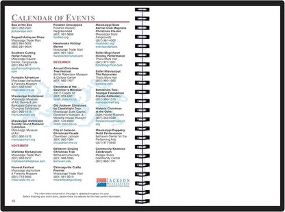 2025 Datebook & City Themed Planner – Resource Guide with Daily, Weekly & Monthly Views – 3-Year Reference Calendar - Multi-Purpose Travel Notebook Guide & Adventure Diary (Jackson '25)