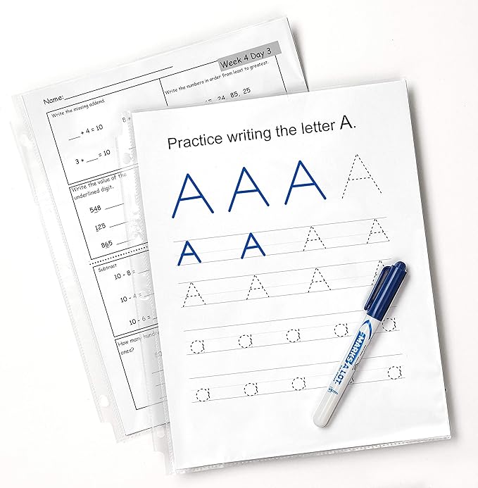 Avery Clear Standard Weight Sheet Protectors, Top Load, 25 Document Protectors (75530)